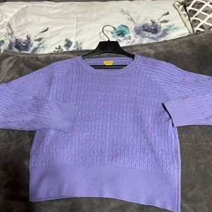 Purple Sweater Set